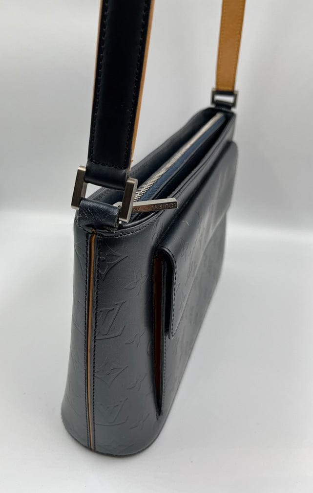 Louis Vuitton Alston Monogram Matte Black Shoulder Bag