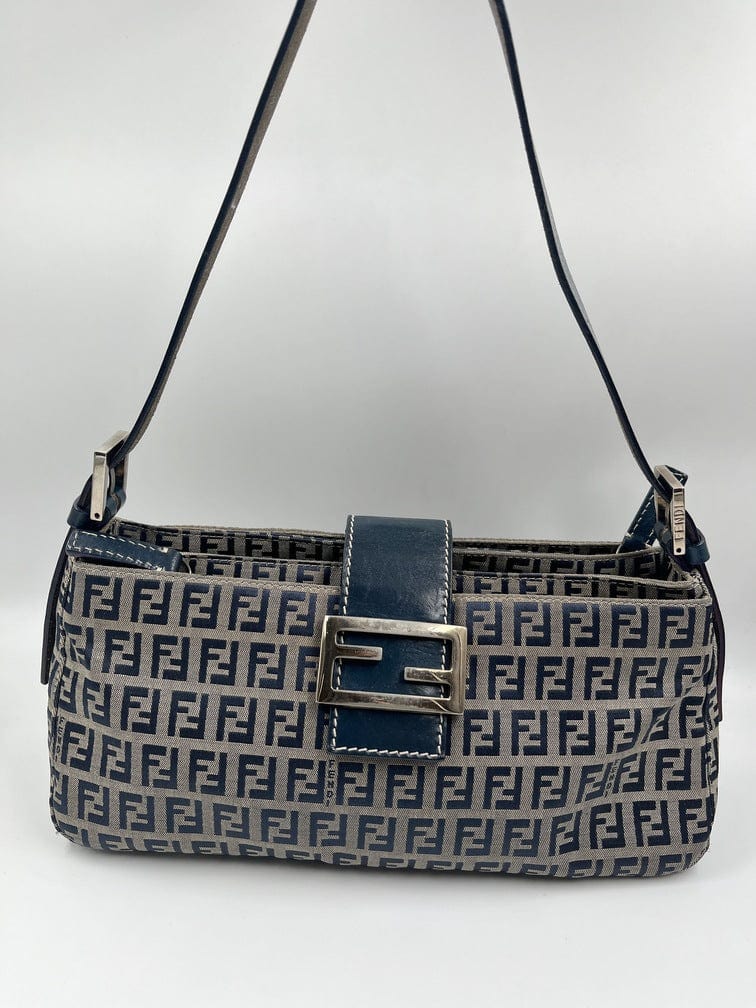 Fendi Zucca Crossbody Bag Vintage