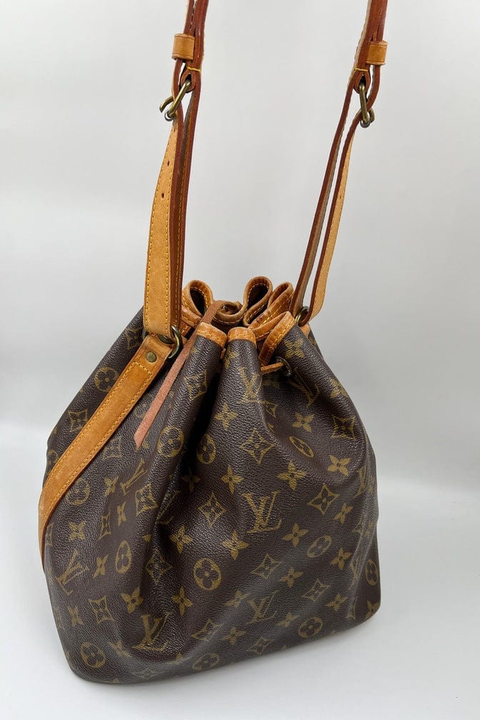 Louis Vuitton Petit Noe Bucket Bag Shoulder Hobo Monogram