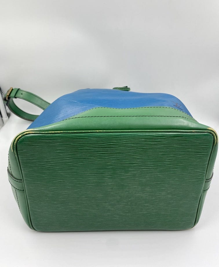 Pre-order] LV Epi Noe Bucket Bag (Blue / Gold), Luxury, Bags