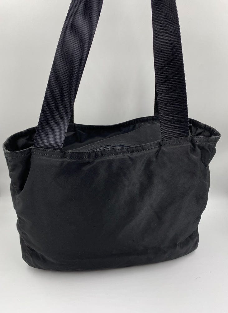 Vintage Prada Tessuto Black Nylon Tote Bag -  UK