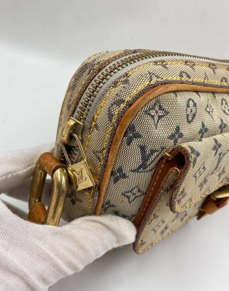Louis Vuitton Vintage Mini Lin Juliette Crossbody Bag (TH0040) at