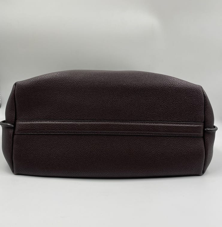 The Row Grey Suede Duplex Shoulder Bag at 1stDibs  the row duplex bag, grey  suede bag, the row duplex shoulder bag