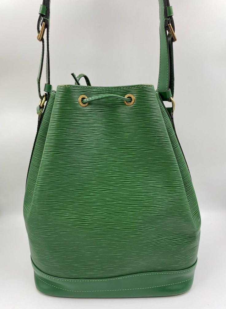 Louis Vuitton Green Epi Leather Borneo Petit Noe Drawstring Bucket